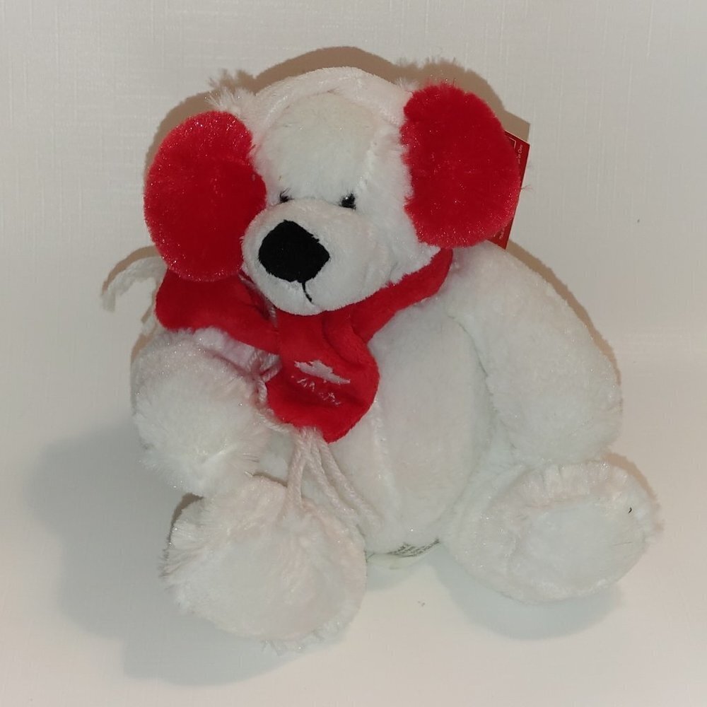 Creature Comfort Muffy Bear Collection Polar Bear Plush 8.5" NWT
